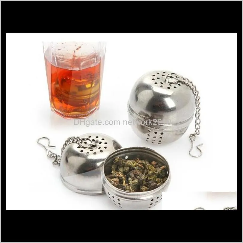 hotest genuine stainless steel utility flavored balls / filter bags / tea balls/kitchen gadgets / tea strainer ball