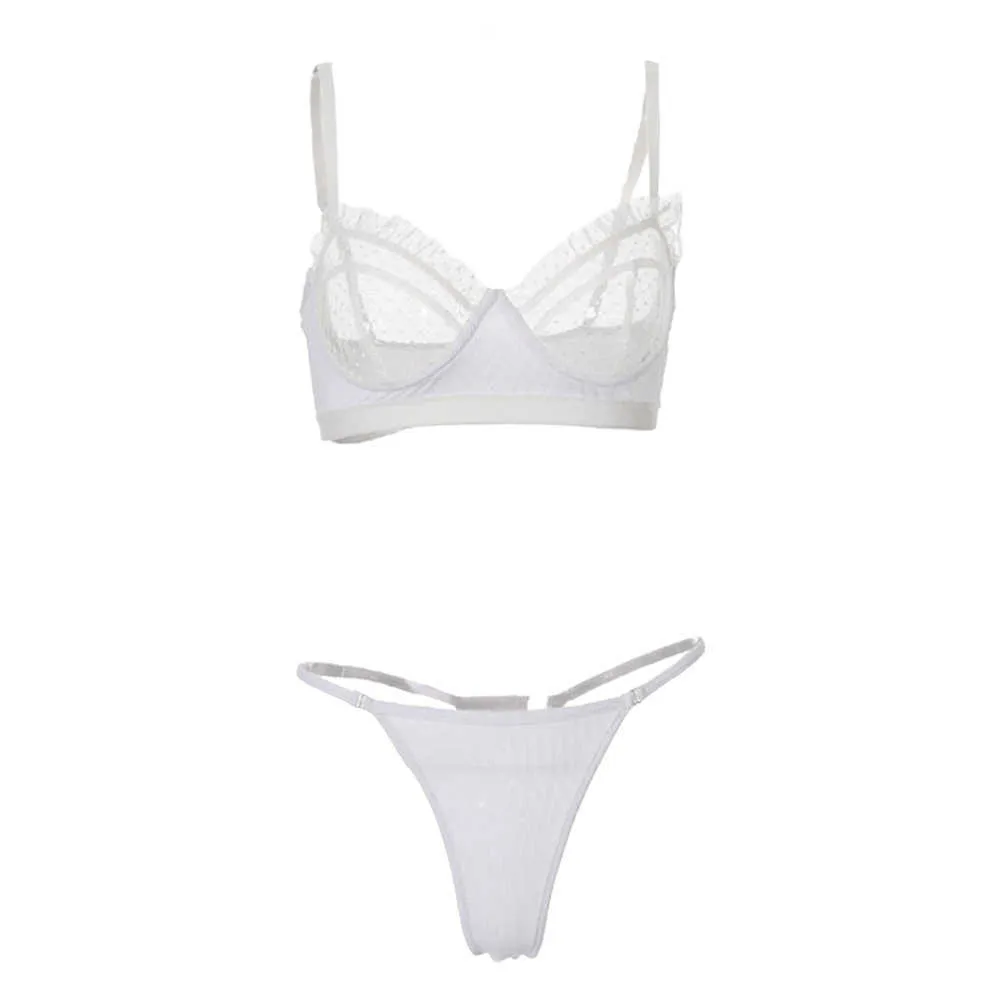 Varsbaby Floral Transparent Bra And Pants Set Back For Women Sexy And Thin  Q0705 From Sihuai03, $8.79