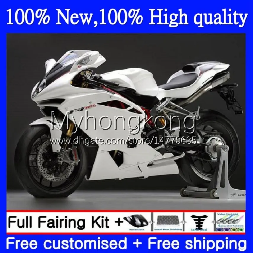 MV Agusta F4 R312 750S 1000 R 750 CC S 1000CC 05-06ボディワーク6NO.18 312R 750R 1000R COWLING 312 1078 S 05 06 MA MV F4 2005 2006ボディボディキットパールホワイト新しい新しい新しい新しい