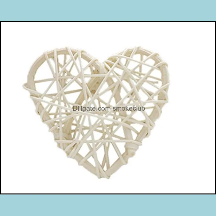 NEW DIY Rattan Heart Star Home Birthday Wedding Party Wreath Christmas Tree Vase Decoration Supplies DIY Ornament for Activities