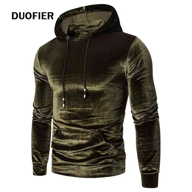 Heren Hoodies Sweatshirt Velours Lange Mouw Herfst Lente Casual Streetwear Jas Boy Solid Color Hooded Slanke Mannelijke Trainingspakken 210813