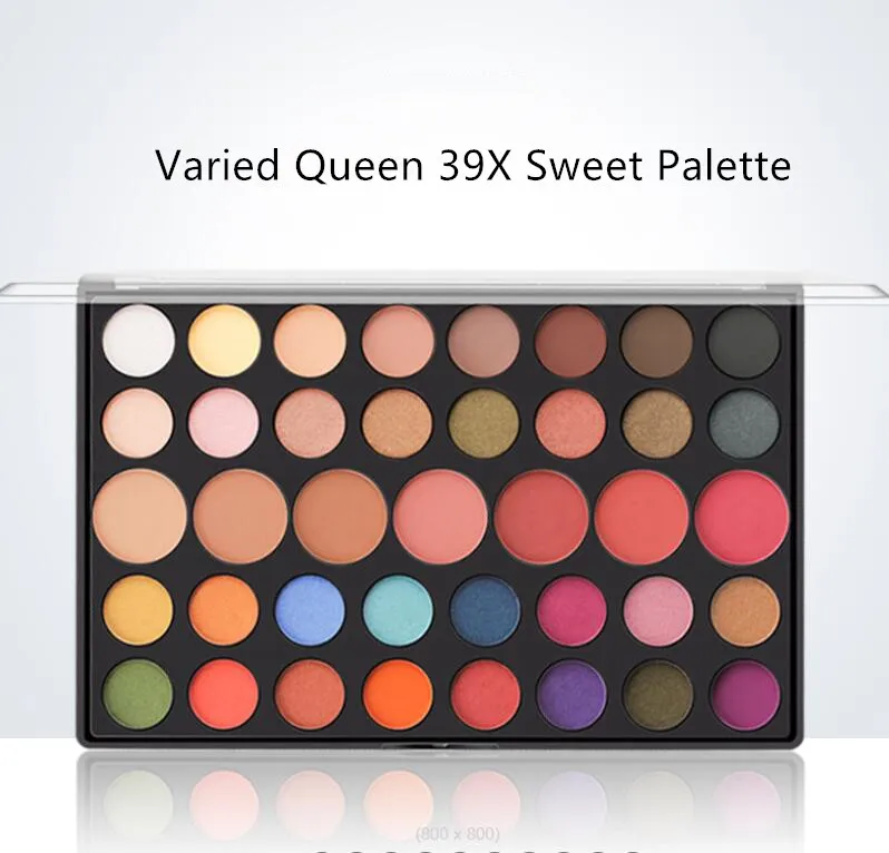 Abwechslungsreiche Queen 39X Royal Peach Sweet Lidschatten-Palette, 39 verschiedene klassische Farben, James schafft den perfekten Glamour für unterwegs – matte, metallische und schimmernde Farbtöne