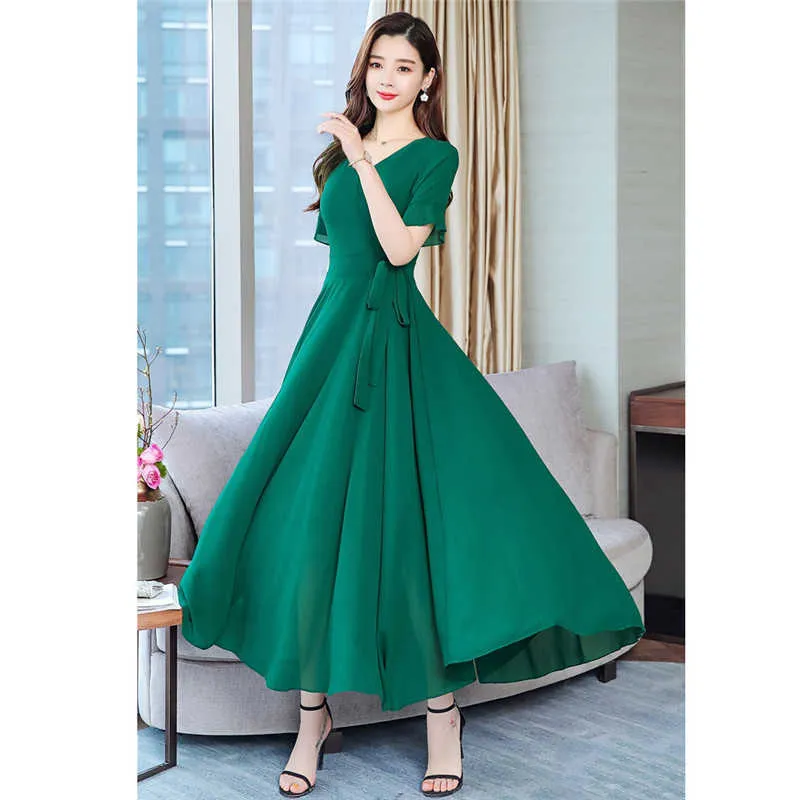 Womens Bohemian Chiffon Maxi Dress with V-Neck and Flutter Short Sleeves, Plus Size 3XL, Ankle-Length, Green/Black/Blue from Dhgate Basic & Casual Dresses - price 50.24 Womens Bohemian Chiffon Maxi Dress with V-Neck and Flutter Short Sleeves, Plus Size 3XL, Ankle-Length, Green/Black/Blue from Dhgate Basic & Casual Dresses - price 50.24