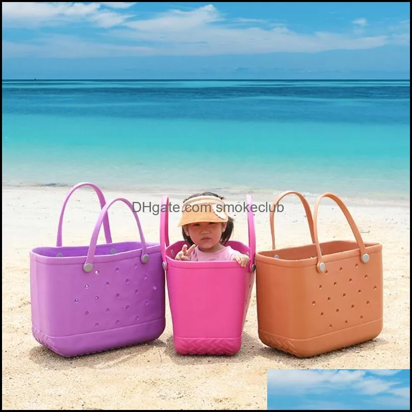 Sports & Outdoors Outdoor Bags Beach Extra Large Leopard Printed Eva Baskets Women Fashion Capacity Tote Handbags Summer Vacation Drop Deliv