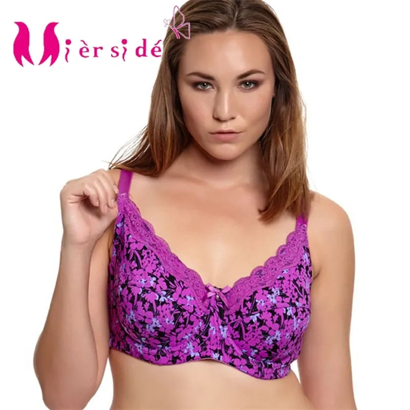 Mierside 953p push up sutiã plus size sexy grande sutiã lingerie laço roupa interior para mulheres balette diário 34-46 c / d / ddd / ddd / e / f / g 210623