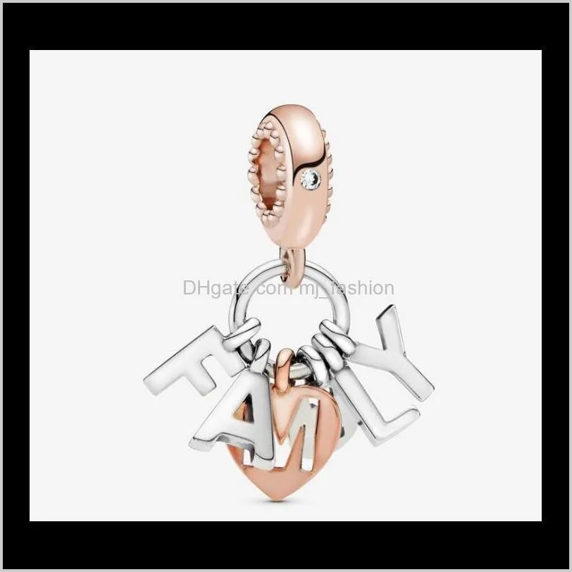 Losse sieradenauthentiek real 925 Sterling Sier Perfect Family European Charms kralen Fit Pandora Bracelet Drop Delivery 2021 KD6WH