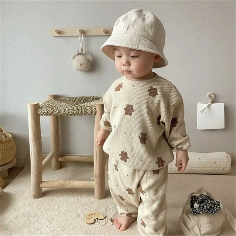 Save Big on Bulk Infant Clothes Set Fall Infant Clothes: Cozy Cotton Blend  Baby Outfit, Long Sleeve Sweatshirt And Pants Set For Toddlers, Cute Bear 