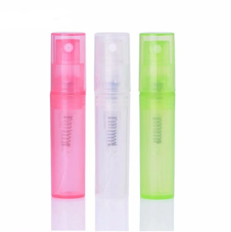Partihandel 2ml Mini Parfym Sprayer Mist Spray Parfymflaskor, provtestflaska Kosmetisk behållare