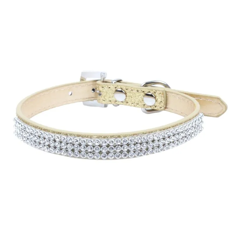 Collari per cani Guinzaglia Piccoli cani per animali Strass Animali Accessori per Collare Cat Animali domestici Cuccioli Forniture Chihuahua Collier Evcil Hayvan Malzemeler