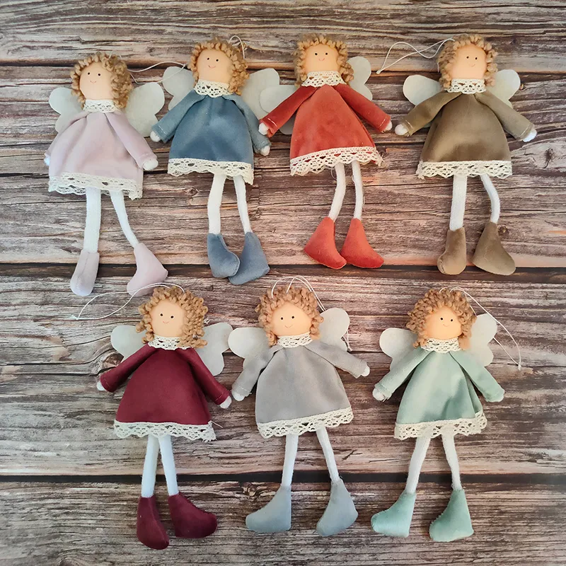 Handmade Мягкая Ткань Тряпичная Кукла Ангел Девушка С Элегантным.
