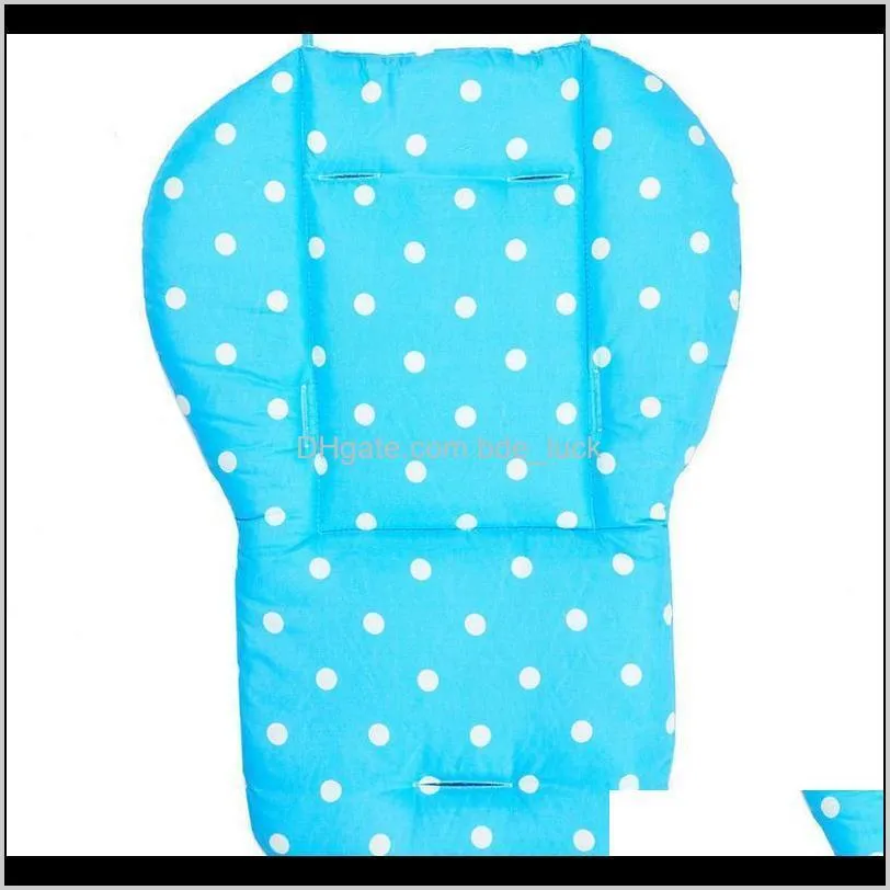 Baby Dot Stroller Seat Cushion Pushchair Pram Car Soft Mattresses Carriages Cotton Pad Mat Functional Parts & Accessories