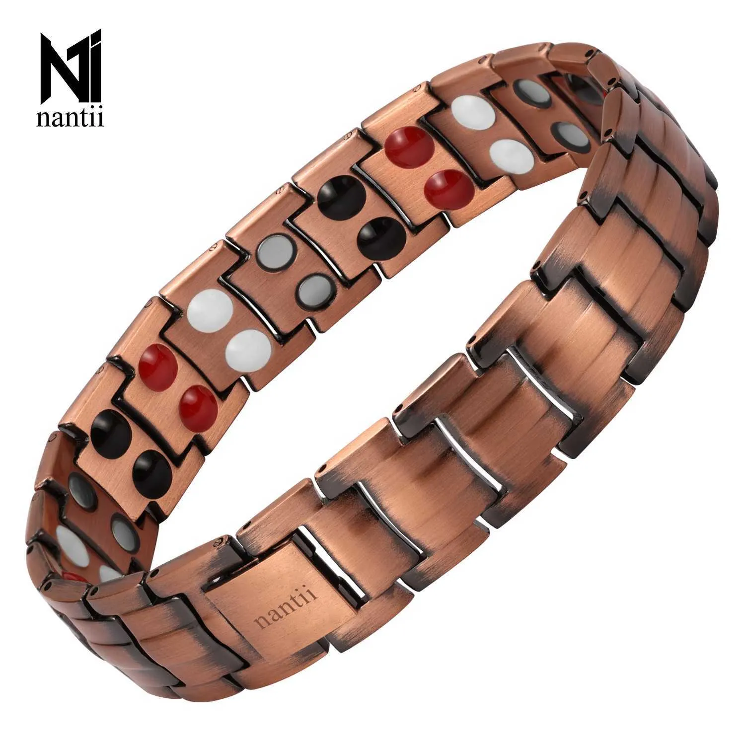Health Energy Bracelets Bangles | Magnetic Pure Copper Bracelet | Cuff  Bracelets - Bangles - Aliexpress