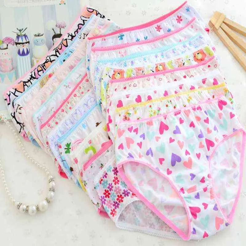 GYUJNB Baby Kids Underwear Breathable Cotton Panties Toddler Girls Undies Soft Assorted Briefs 3