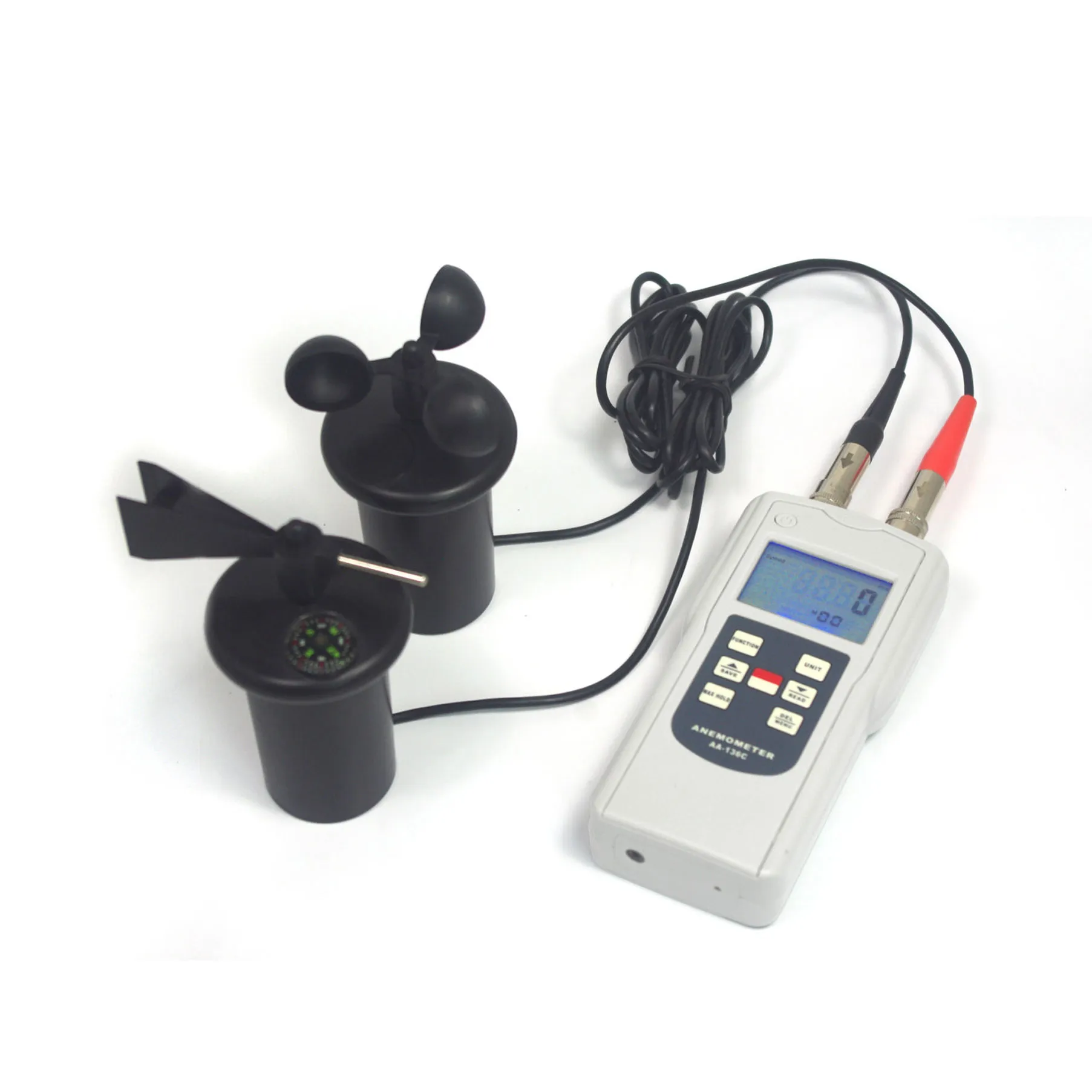 Aparte digitale AA-136C multifunctionele anemometer opslaan 24 groepen van data's