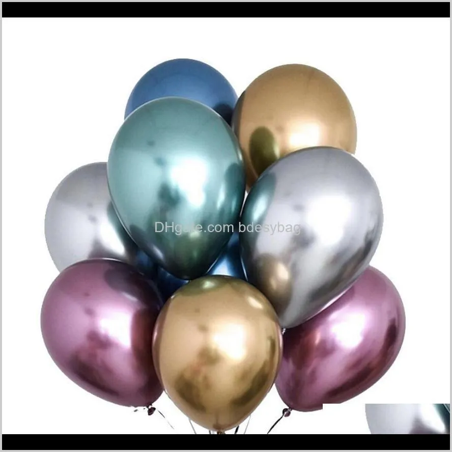 40cm 2.8g thickened metallic latex balloon metal balloon for wedding party decoration party decoration indoor and outdoor parties