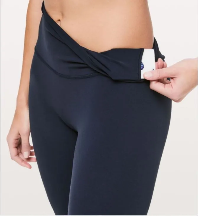 Pantalones de yoga cómodos para mujer LU-32 Classic, mallas de ejercicio de cintura alta, pantalones de fitness elásticos para correr al aire libre