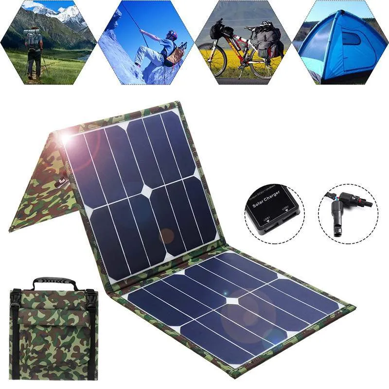 25W Mono Folding Solar Panels Foldable Solar Charger For Mobile Phone - View #12