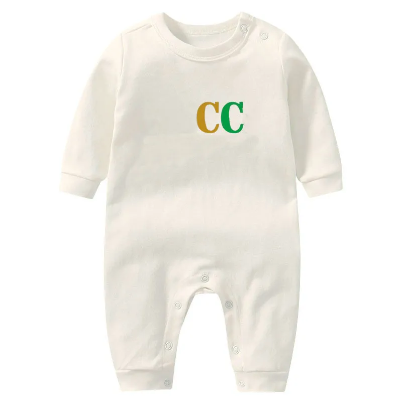 Baby Rompers Boys Designer Drukuj Drukuj czysty bawełniany krótko-rękawocze