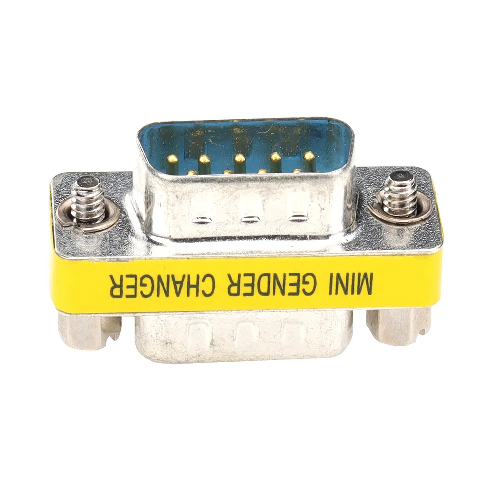 DB37 37Pin Serial Mini Gender Changer Male Female M/M F/F Adapter Coupler RS-423 - Foto 2