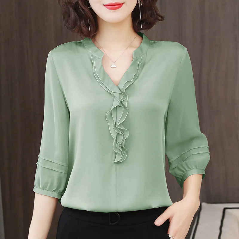 chiffon tops for ladies