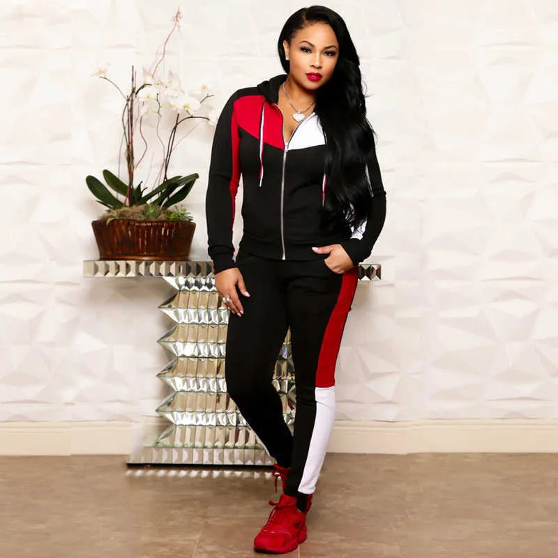 ZWEI STÜCK SET Hoodie Kostüm Passenden Trainingsanzug Frauen Kleidung Hohe Qualität Schweiß Anzüge Outfits Streetwear Jogginghose Ensemble PC T200618