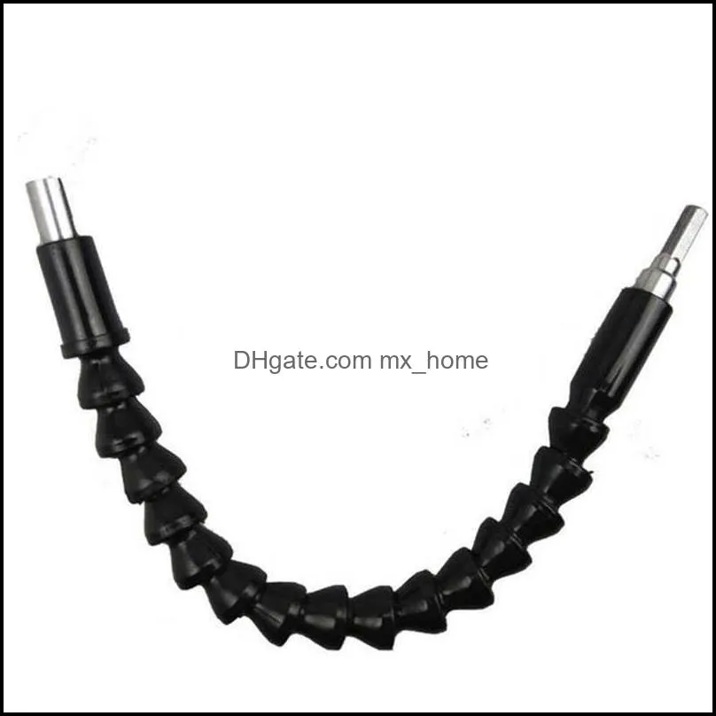 Drill Bits 295mm Electronics Black Shaft Extention Screwdriver Bit Holder Connect Link Hex Shank Flexible Shafts QWKI