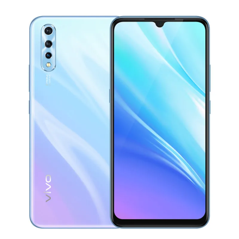 Vivo Oryginalne Y7S 4G LTE CELL 6GB RAM 128 GB ROM HELIO P65 Octa Core Android 6.38 "AMOLED Full Screen 16MP AI OTG 4500MAH IDPRINT ID FACE Wake Smart Mobile