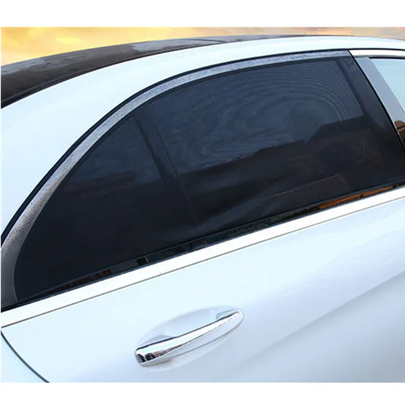 Kaufe 2PCS Auto Fenster Bildschirm Tür Abdeckungen Universal Side