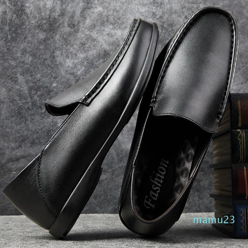 Luxurys Designers Shoes High Quality Business Men Casual Luxury Slip on Shoes Scarpe da uomo in vera pelle Brand Driving Office