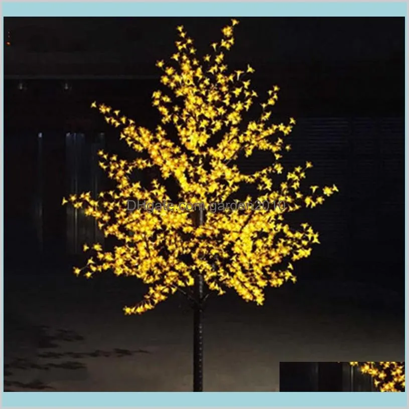 2M 6.5ft Height LED Artificial Cherry