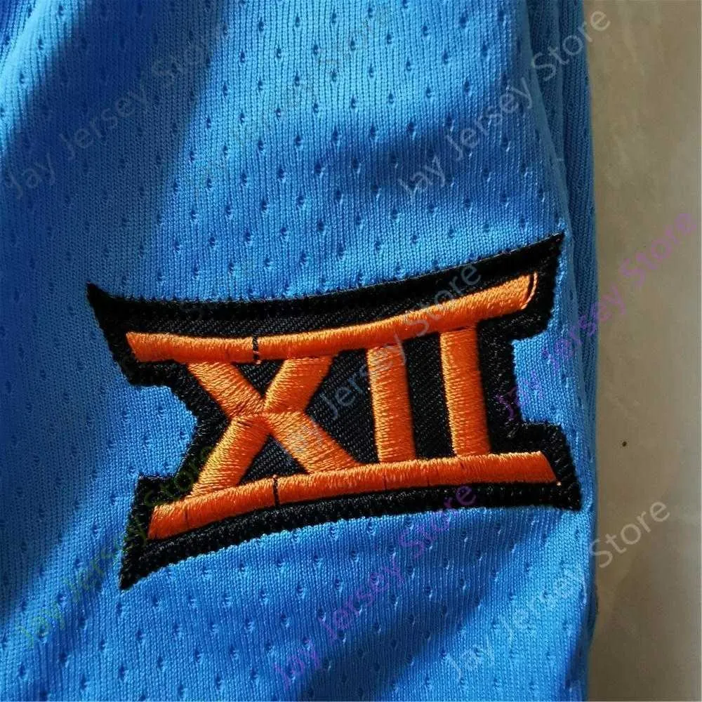 2021 New NCAA College Oklahoma State OSU Basketball Jersey 2 Cunningham Baby Blue Youth Adult Size S-3XL