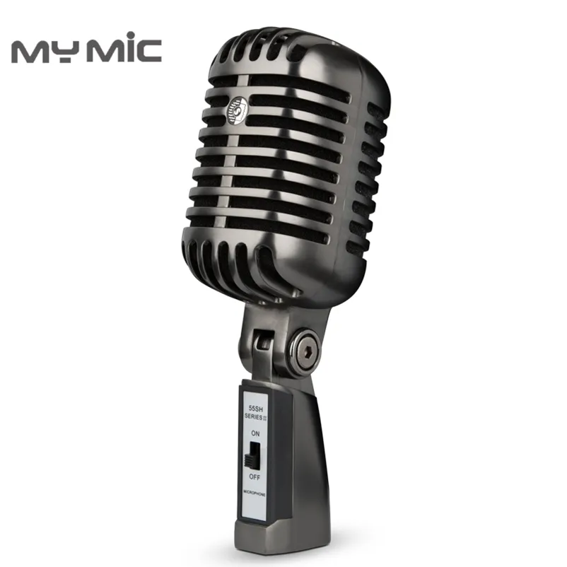 My Mic FG02 Profissional Retro Condensador Studio Microfone de Gravação para Broadcasting 210610