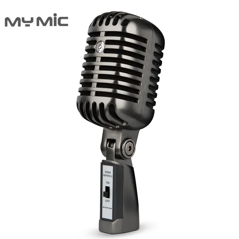 Mic Condenser XLR Retro Studio Microphone: Professional