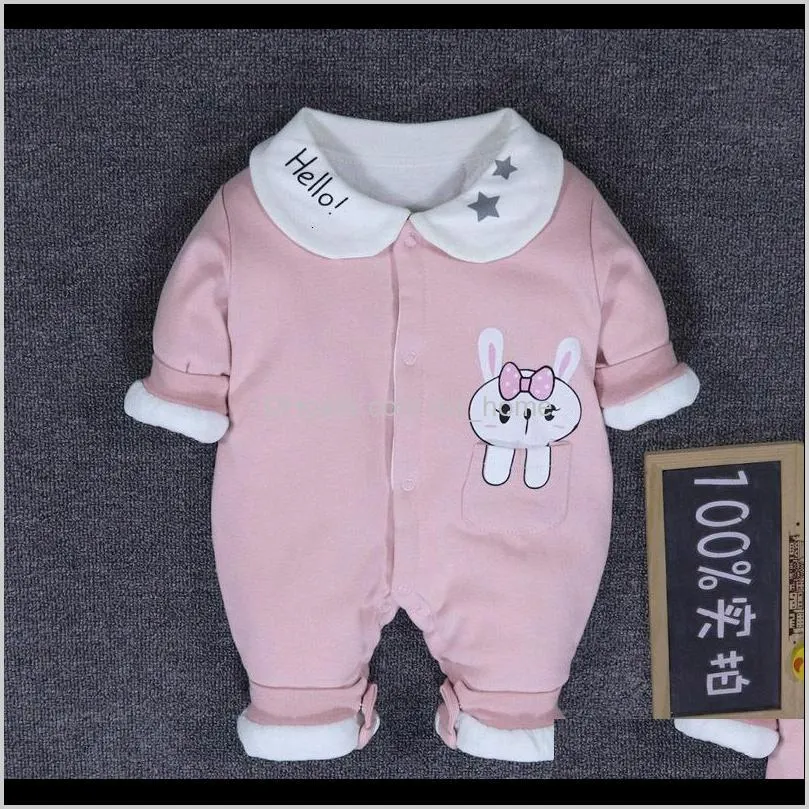 2021 new for the first set of baby`s birthday newborn boys winter baby boy clothes children overalls rk65