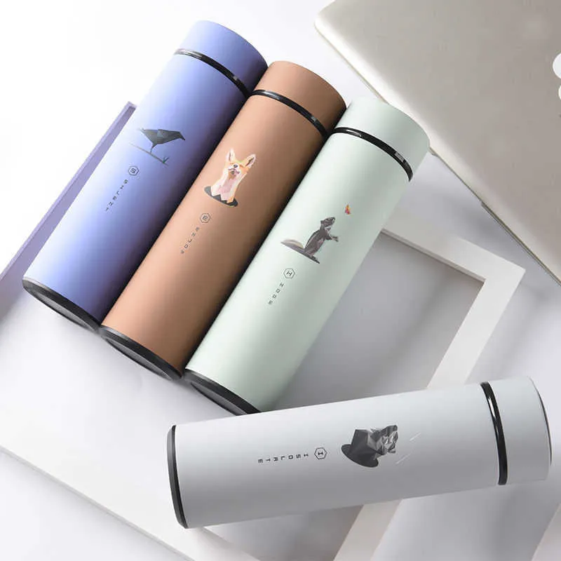 480ml Portable Coffee Thermos Mug - Stainless Steel Travel Cup, Car ...