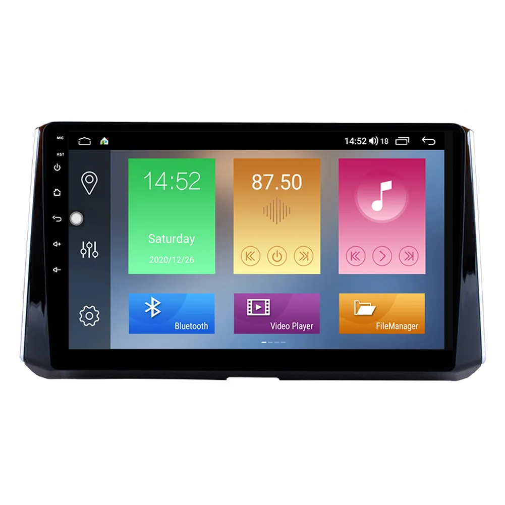 Auto-DVD-GPS-Navigationssystem-Player für Toyota Corolla-2019 mit WIFI-USB-AUX-Unterstützung, Lenkradsteuerung, 10,1 Zoll Android