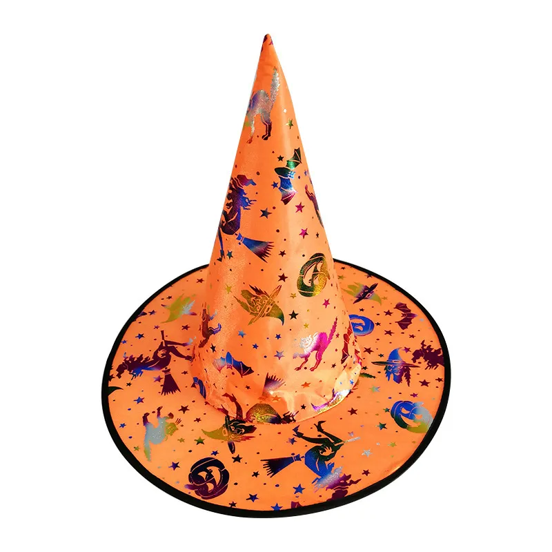 Klassisk halloween dekoration häxa hatt med modedesign för barn parti leveranser utomhus träd hängande prydnad