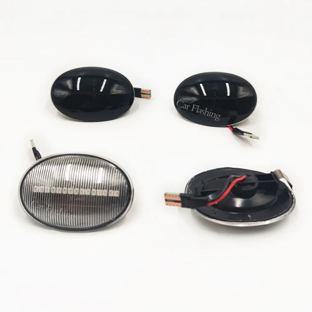 1 paire LED Marker latérale dynamique Tournage du signal du signal de clinage séquentiel pour Mini Cooper R55 R56 R57 R58 R59 Cl-R56-LSM-SM