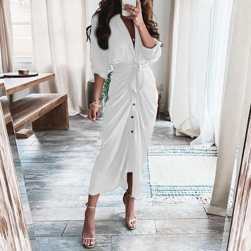 Ladies Collar Dress Casual Summer Ankle-Length Polyester Turn-Down Collar Short Sleeve from Dhgate Basic & Casual Dresses - price 28.43 Ladies Collar Dress Casual Summer Ankle-Length Polyester Turn-Down Collar Short Sleeve from Dhgate Basic & Casual Dresses - price 28.43