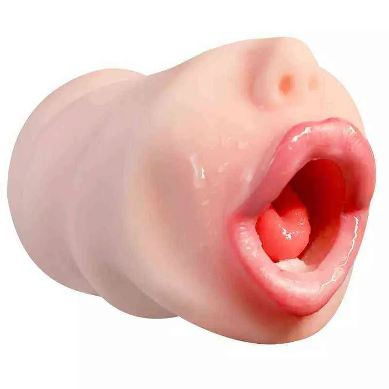 Realistic 3D Oral Sex Toy For Men Deep Throat... From Qiyue10, $16.34