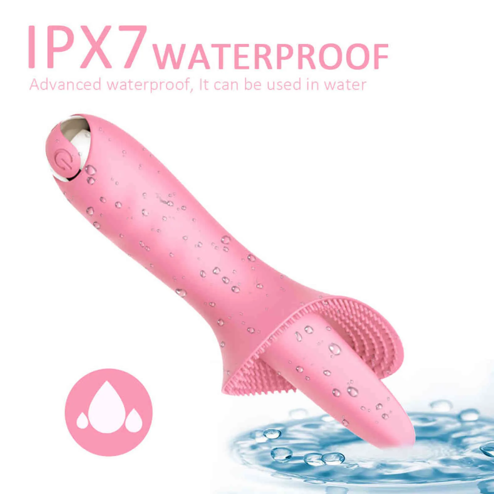 NXY Vibrators Tongue Licking G Spot Clitoral Vibrator Clit Tickler Sex Toy for Women 10 Pattern Vibrating Vagi_voghion.com