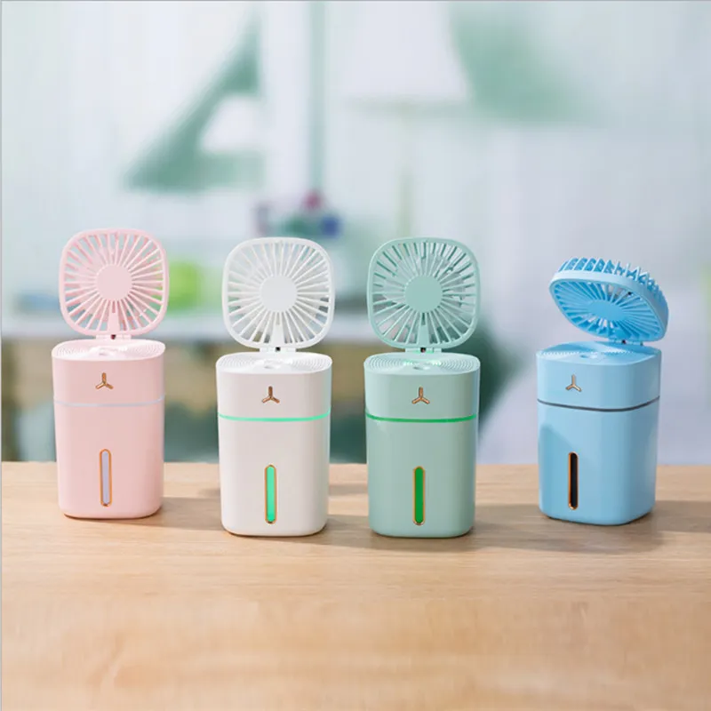 Desktop Desktop Humidification Fan Folding Portable Beauty Moisturizing ...