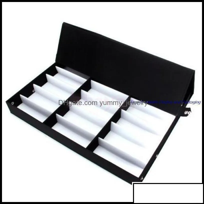 Other Jewelry Packaging & Display Fashion Sunglass Glasses Optical Frames Tray Bk Price Durable Storage Case Box For Eyeglass 18Pcs Drop