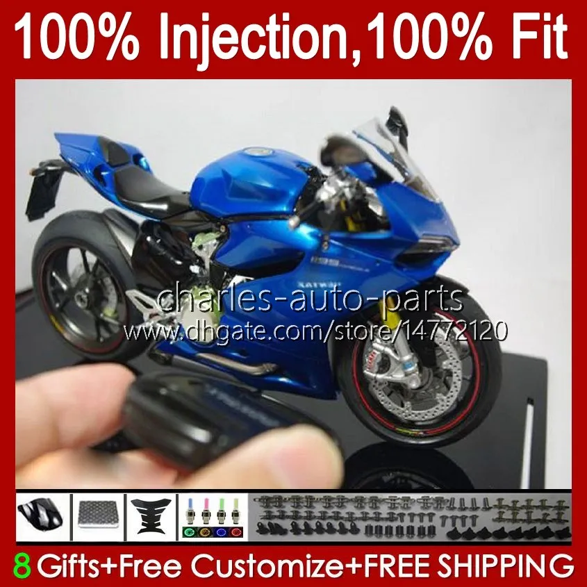 Metallic Blue OEM Кузов для Ducati Panigale 899S 1199S 899 1199 S R R 2012 2013 2014 2015 2016 Body 44No.86 899-1199 12-16 899R 1199R 12 13 14 15 16 Огравка для инъекций