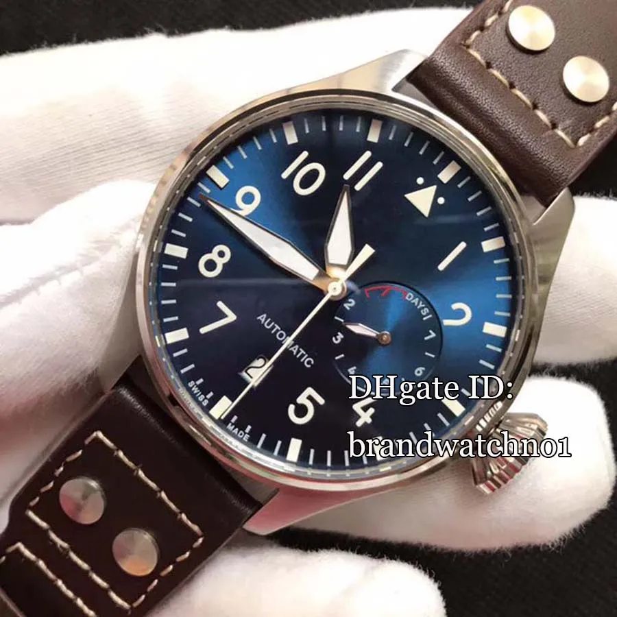 2021 New Top Quality Luxury Wristwatch Big Pilot Midnight 4 color Dial Automatic Men's Watch 46MM Mens Watch Watches