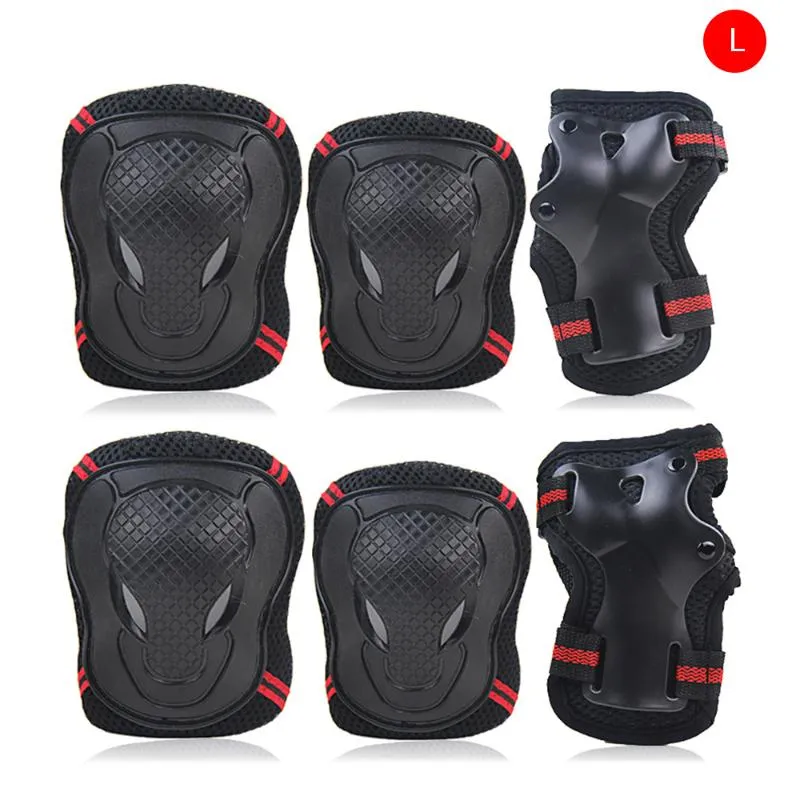 Skating Protective Gear Knee Pads Elbow Wrist Set For Roller Cycling Sport &