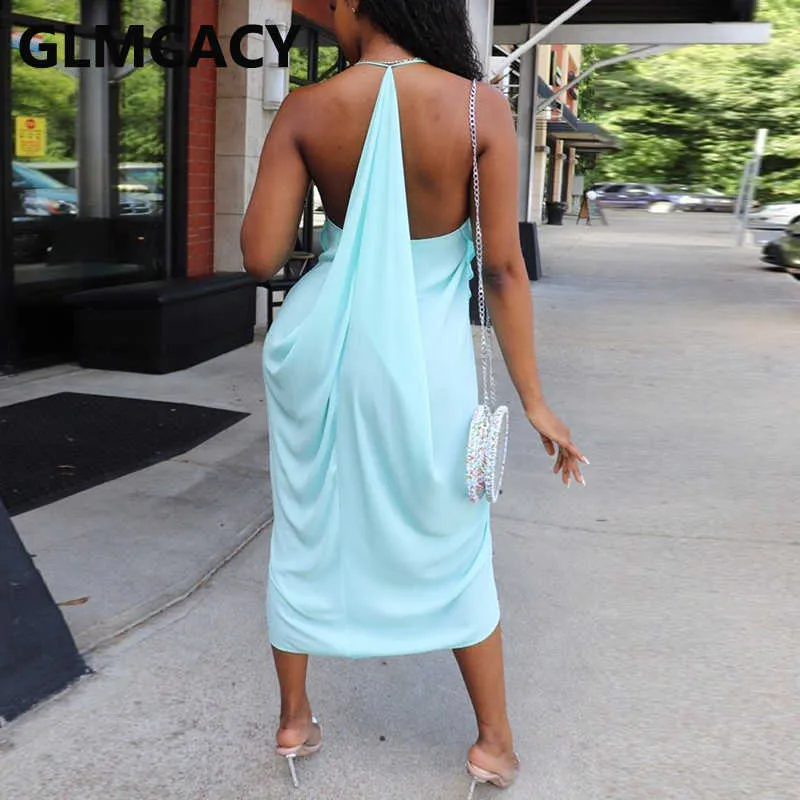 Black Halter Neck Chiffon Ruffle Midi Dress with Pullover Closure for Women  from Dhgate Basic & Casual Dresses - price 39.58
