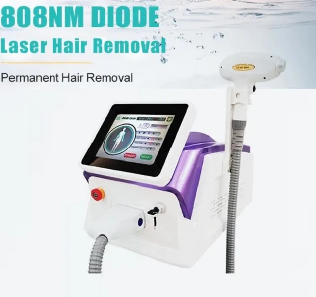 Factory sale permanent and painless 808 hair removal machine 808nm wavelength laser facial body remover beauty equipment