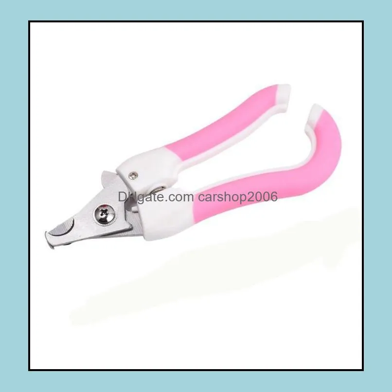 new Pet Nail Clipper beauty tools Animal Trimmers Nails File Claw Cutters Cut Pets Grooming Scissors Dog Cats Supplies Teddy Golden SEA