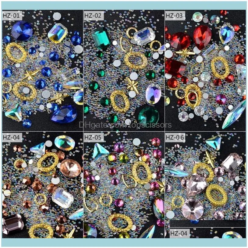 Nail Art Decorations XZM Rhinestone Jewelry Accessories Sticker Professional DIY Decoration Supplies Crystal Glass Fashion